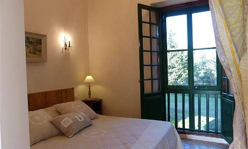 Vue sur le parc del a suite