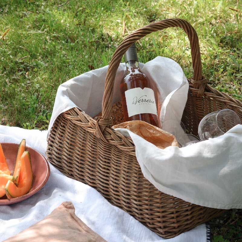 Schicker Picknick-Pfad im Château La Verrerie in Puget