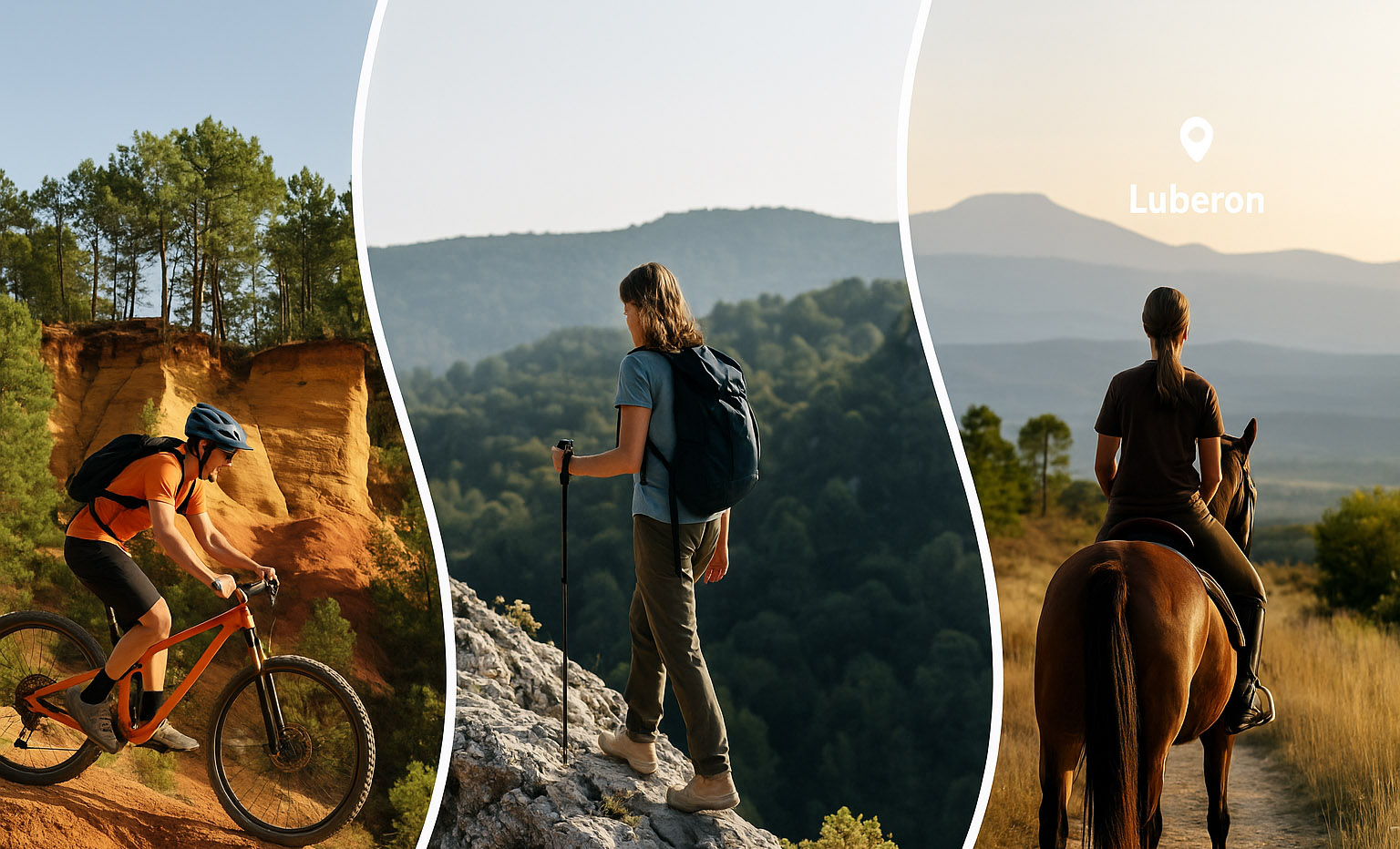 Outdoor-Aktivitäten und Freizeitangebote inmitten der Landschaften des Luberon