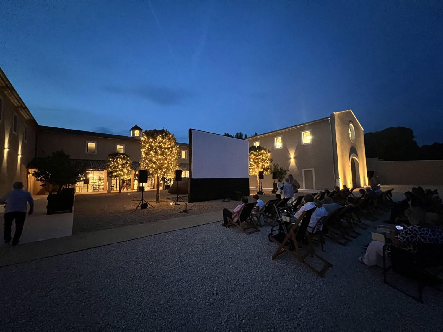 Open-Air-Kinoabend im Mas des Infermières