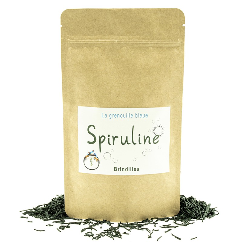 Beutel mit Spirulina-Stäbchen von La Grenouille Bleue