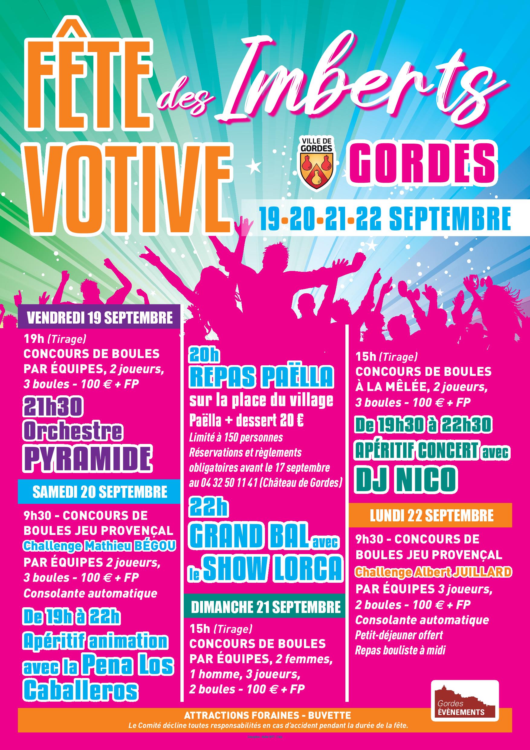 Fête votives des Imberts- Gordes