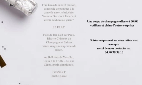 Les Menus de Fêtes