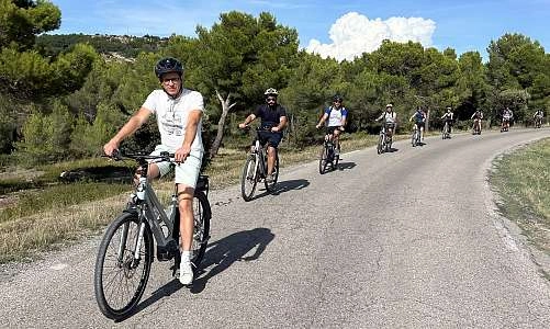 Unusual Ride Guide touristique à vélo à Aureille Groupe de vélos