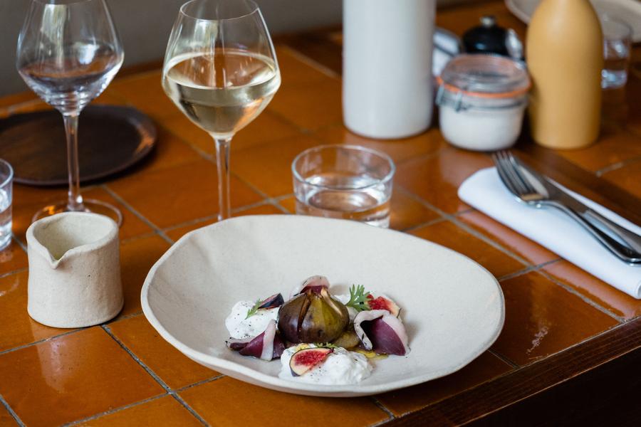 Gourmetgericht im Restaurant Bacheto in Lourmarin