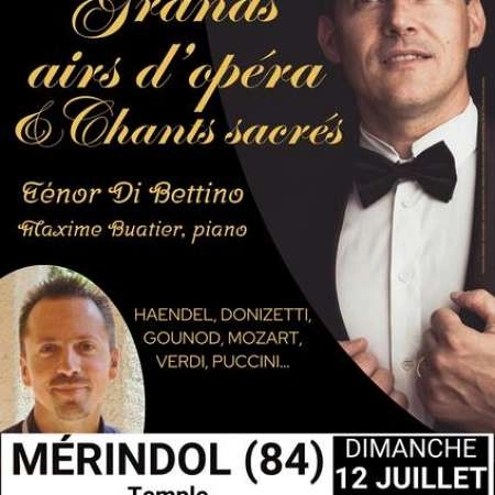 Große Opernarien & Geistliche Gesänge - Konzert mit Tenor Di Bettino