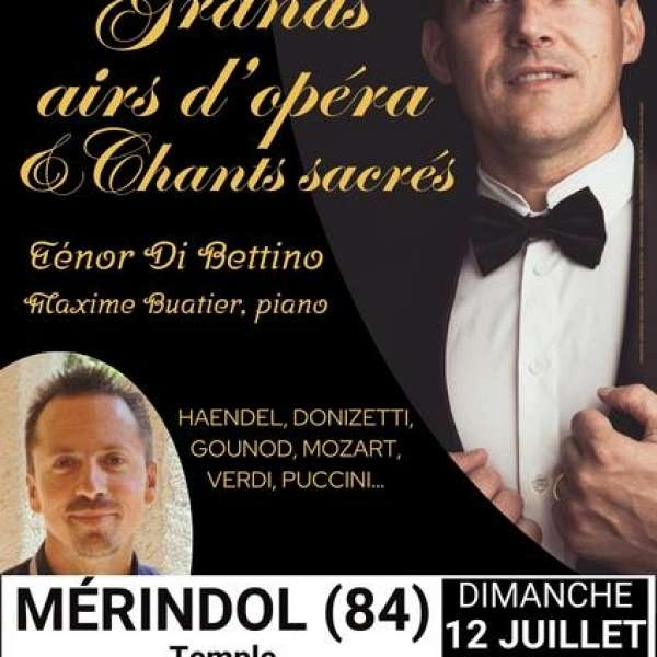 Große Opernarien & Geistliche Gesänge - Konzert mit Tenor Di Bettino