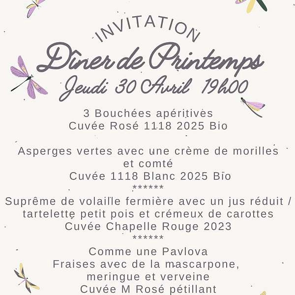 Frühlingsdinner im Château Saint-Pierre de Méjans