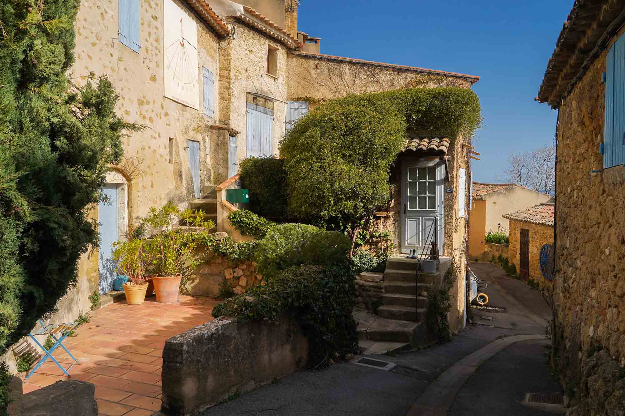 Das alte Dorf von Vaugines