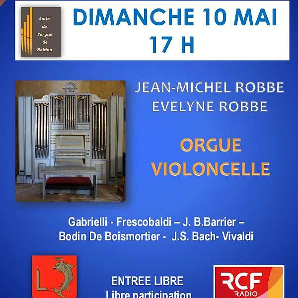 Orgel- und Cellokonzert in der Kirche von Robion