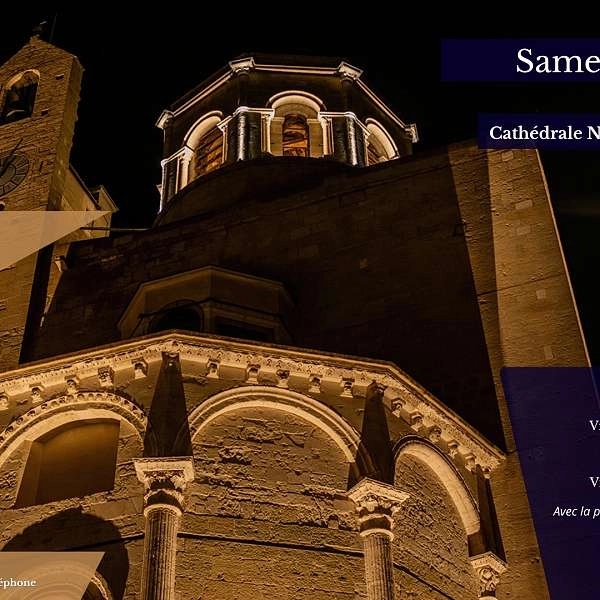 Nacht der Kathedralen in der Kathedrale Notre-Dame-et-Saint-Véran in Cavaillon