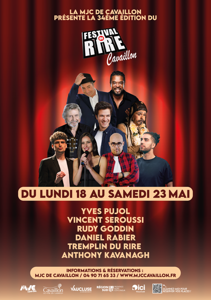 Programm des Comedy-Festivals Cavaillon 2026