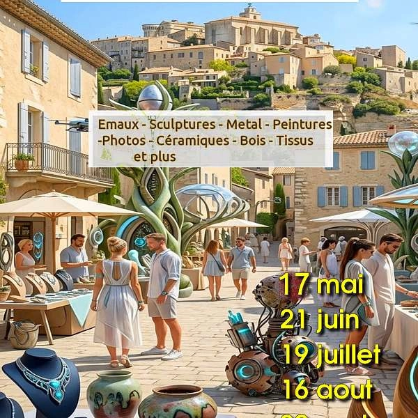 Kunst- und Handwerksmarkt in Gordes