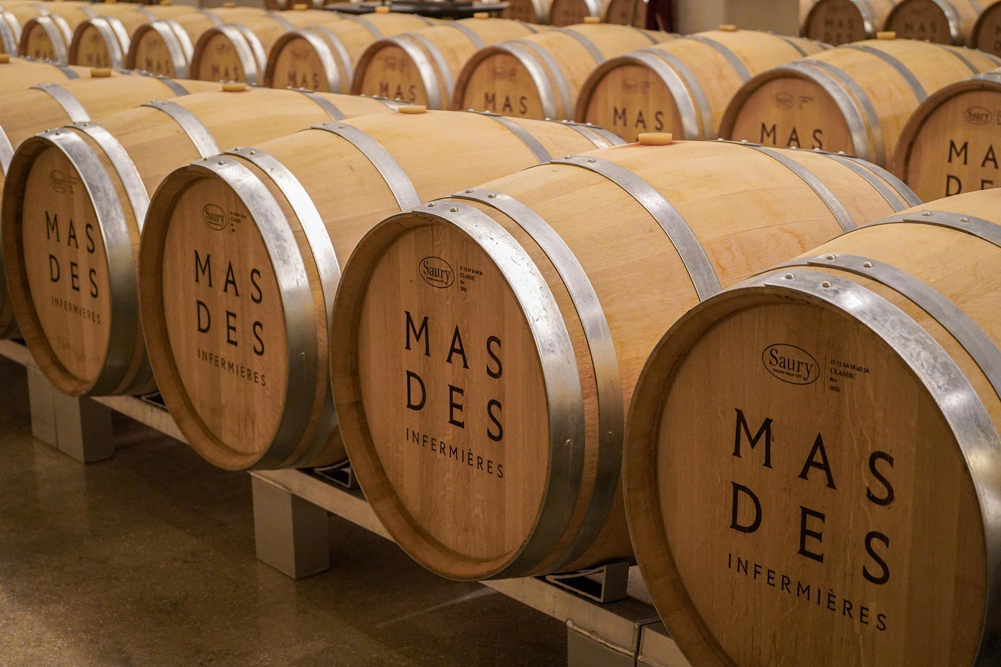 Weinberge von Mas des Infermières in Oppède dans le Luberon