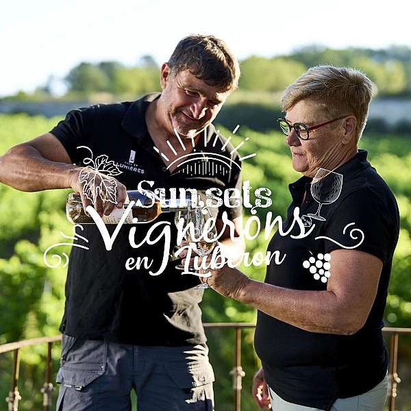 Sonnenuntergänge Vignerons 2026 in der Cave de Lumières