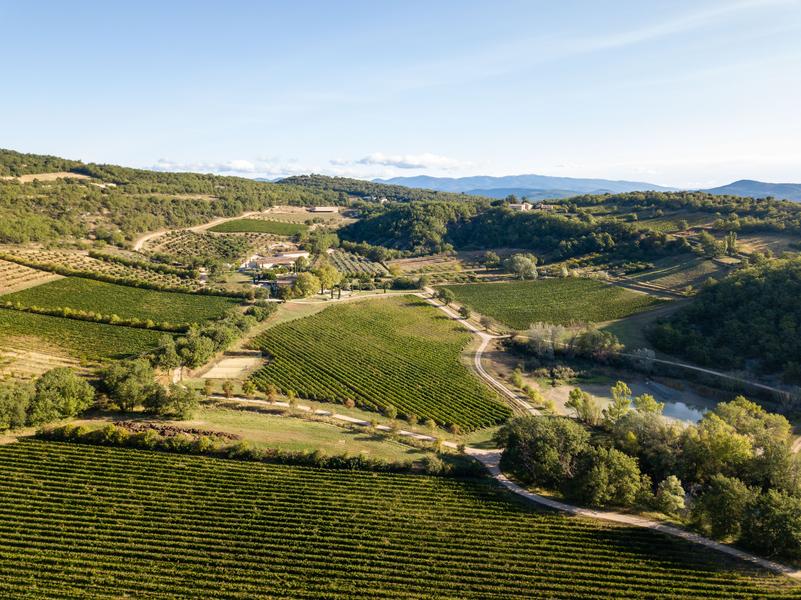 Sonnenuntergänge: Vignerons-Abend auf der Domaine Les Davids in Viens im Luberon