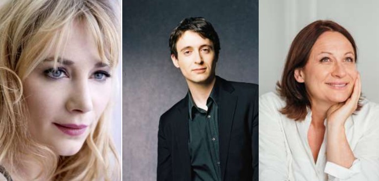 Julie Depardieu, Delphine Haidan et Jean-Frédéric Neuburger dans Ein Abend mit Clara und Robert Schumann bei den Estivales des Taillades 2026