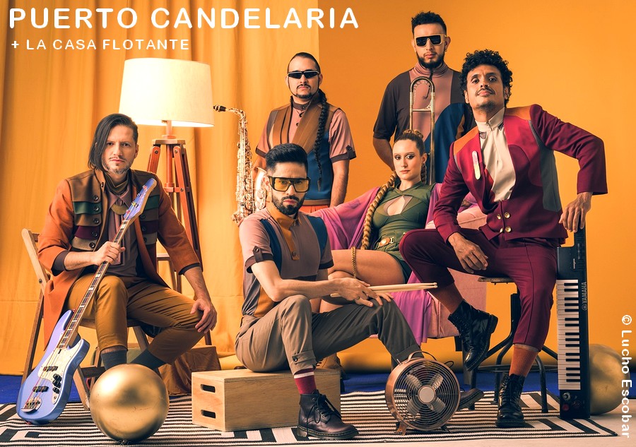 Puerto Candelaria und La Casa Flotante beim Robion Festival Affiche du concert Puerto Candelaria und La Casa Flotante beim Robion Festival