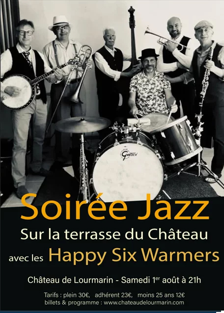 Affiche de la Jazzabend mit den Happy Six Warmers im Château de Lourmarin