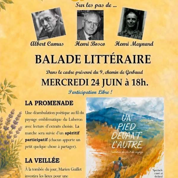 Literarischer Spaziergang in Lourmarin