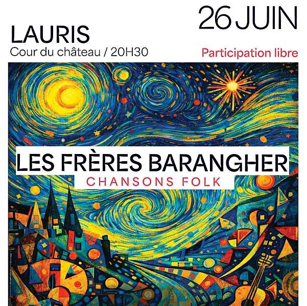 Volkskonzert mit Les Frères Barangher in Lauris