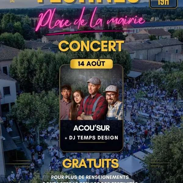 Acou'Sur + DJ Temps Designabend - Festines