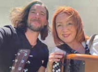 Thierry Vidal und Guylaine Léori für das Lola Tribute Renaud-Konzert in Cavaillon