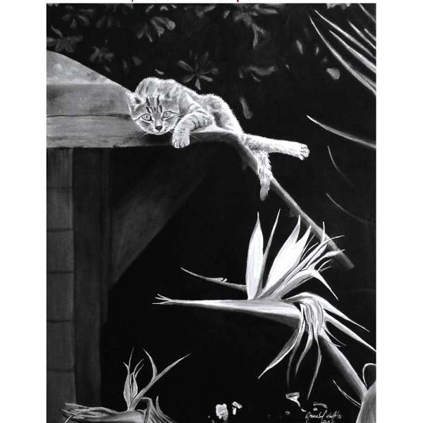 Annabel Wolf : exposition d’aquarelles monochromes à Gordes