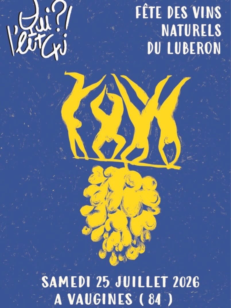 Naturweinfest von Luberon in Vaugines Affiche de la Naturweinfest von Luberon in Vaugines