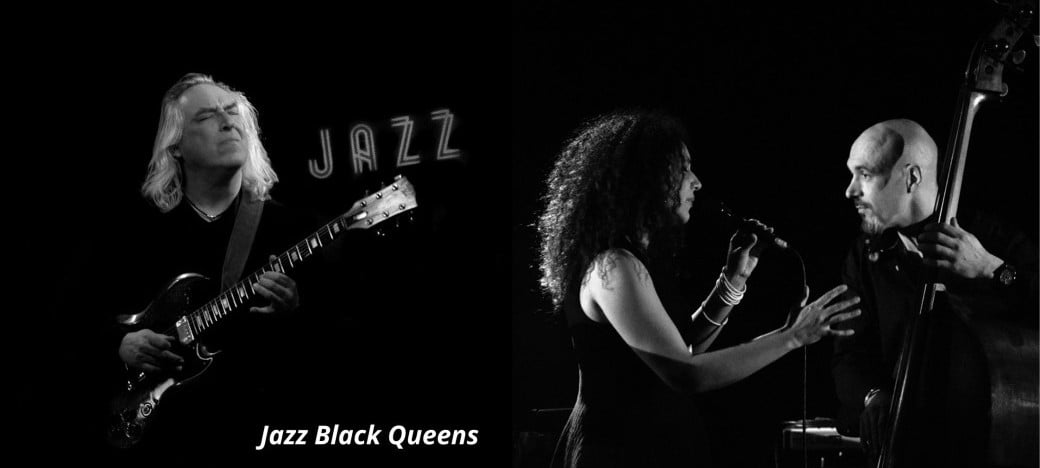Jazz Black Queens Konzertplakat von Jazz à Oppède