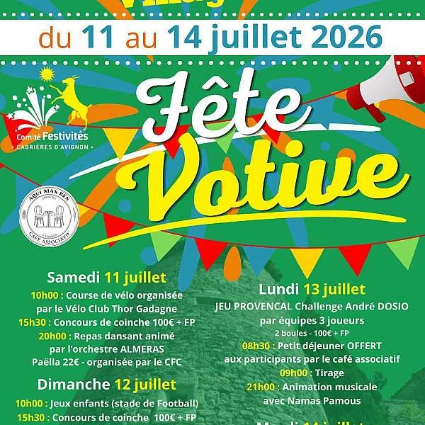 Votivfest in Cabrières d'Avignon