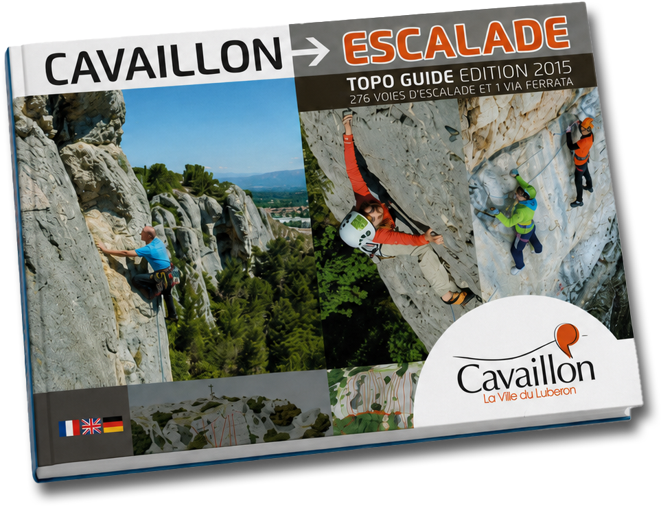 Topo-Guide zur Via Ferrata und zu den Kletterrouten in Cavaillon