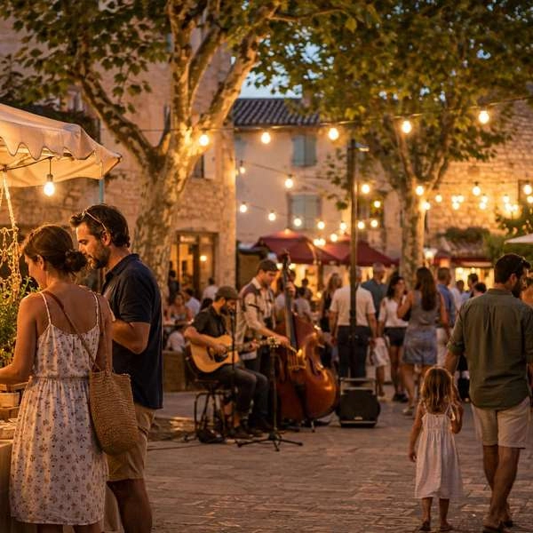 Nachtmärkte im Luberon