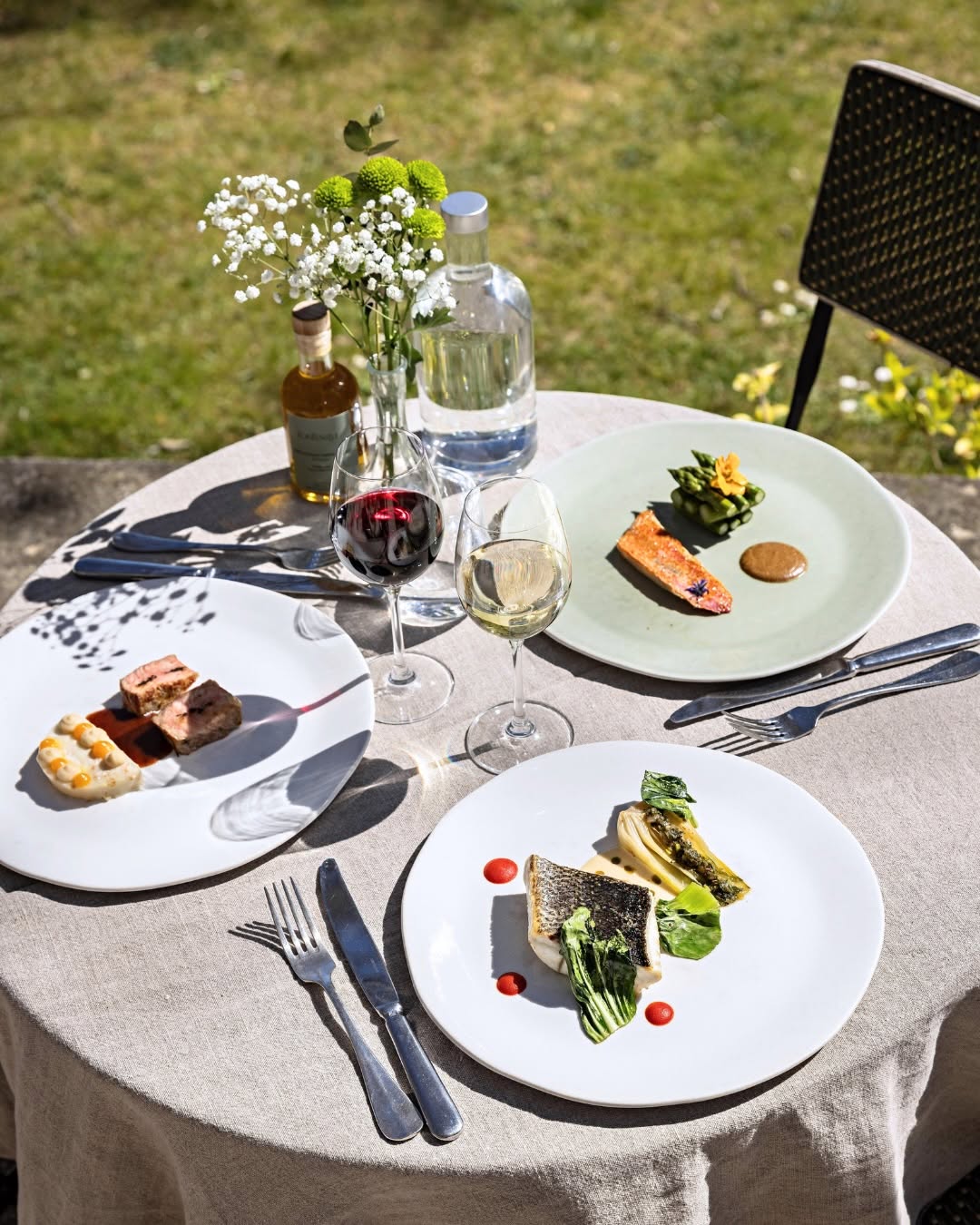 Sommertafel und saisonale Küche in der Domaine de Fontenille
