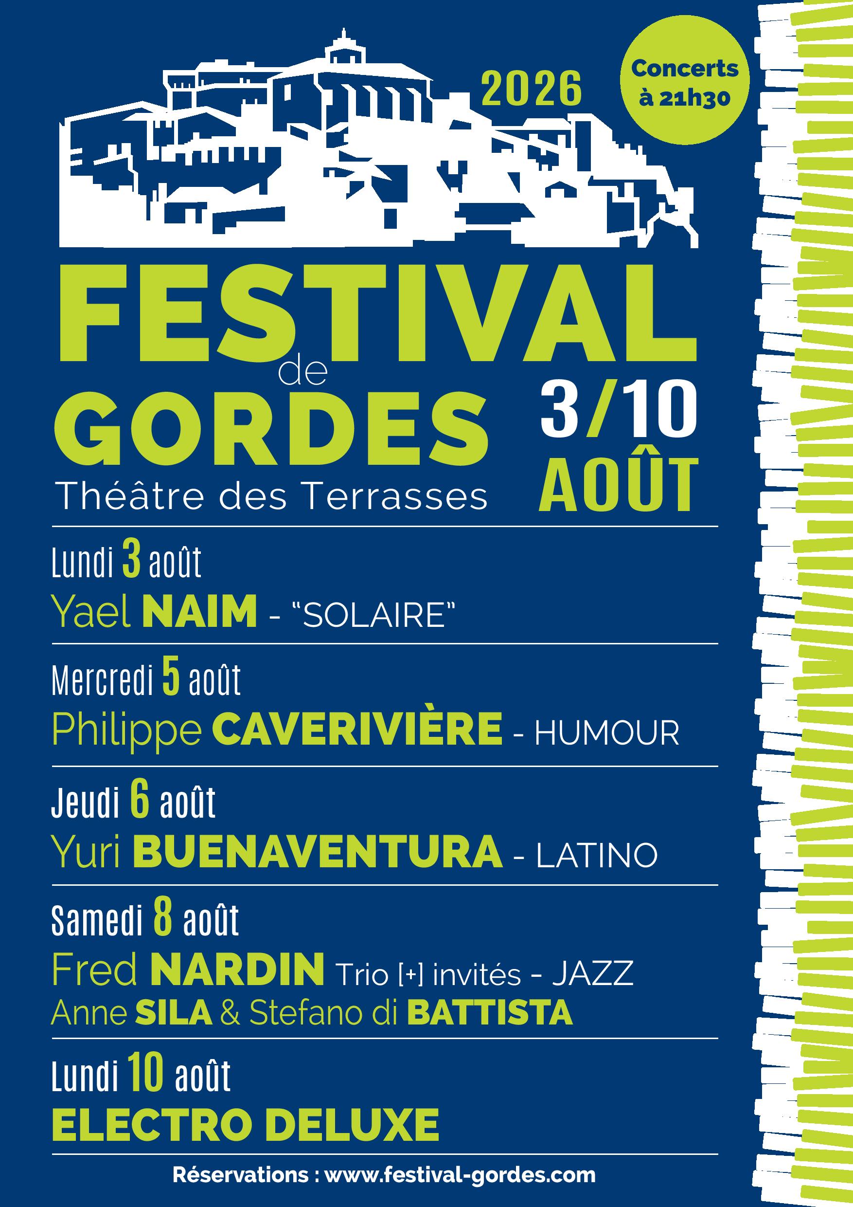 Festival von Gordes im Théâtre des Terrasses