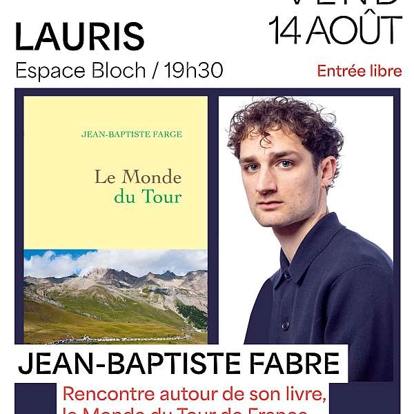 Conférence Le Monde du Tour avec Jean-Baptiste Farge - DE