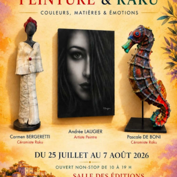 Ausstellung Malerei und Raku