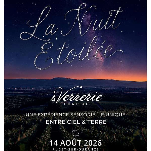Sternennacht im Château La Verrerie