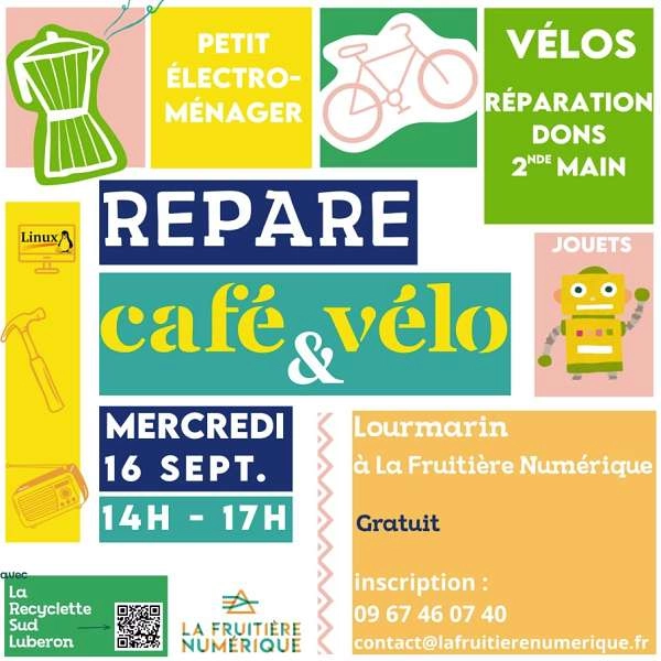 Reparatur-Café & Fahrrad in Lourmarin