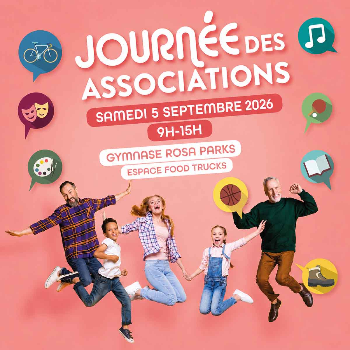 Plakat zum Tag der Vereine in Cavaillon am 5. September 2026