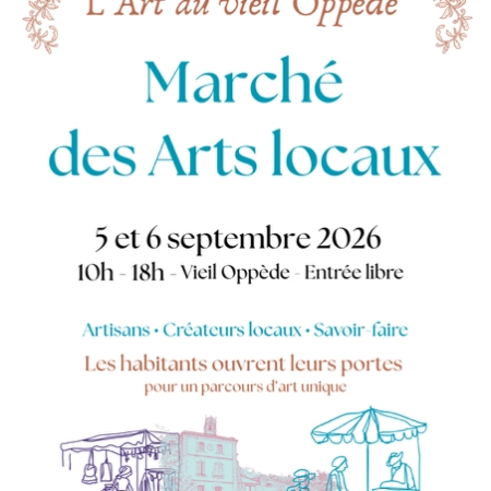 Kunst in Vieil Oppède: Markt für lokale Kunst und Handwerk