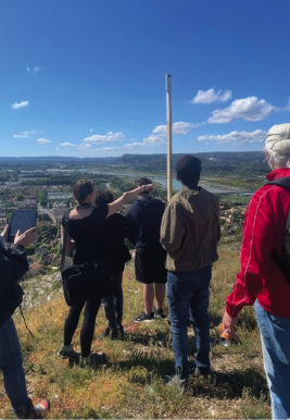360-Grad-Cartopartie an der Kathedrale von Cavaillon