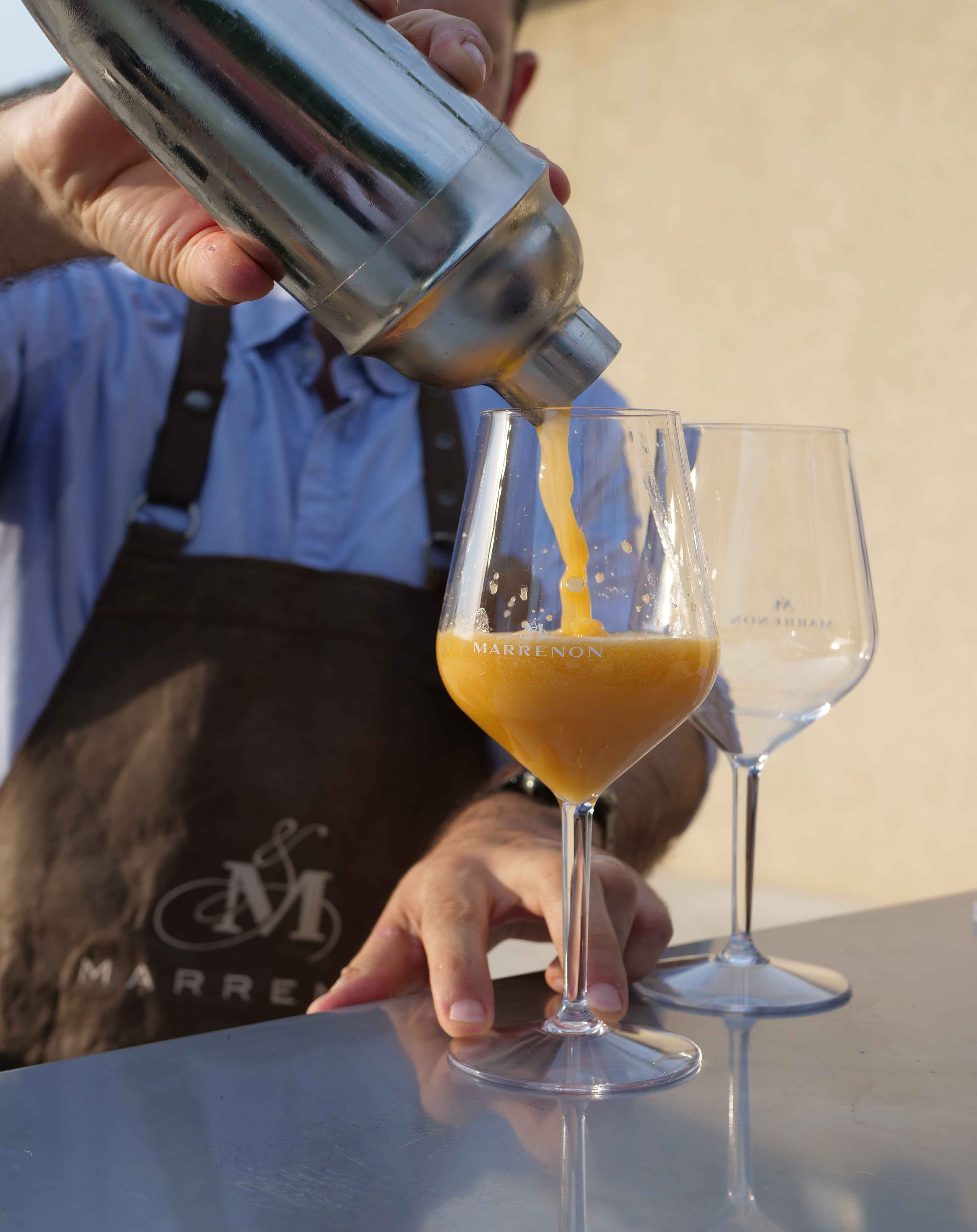 Wein-Cocktail-Workshop von Vignobles en Scène bei Marrenon in La Tour-d’Aigues