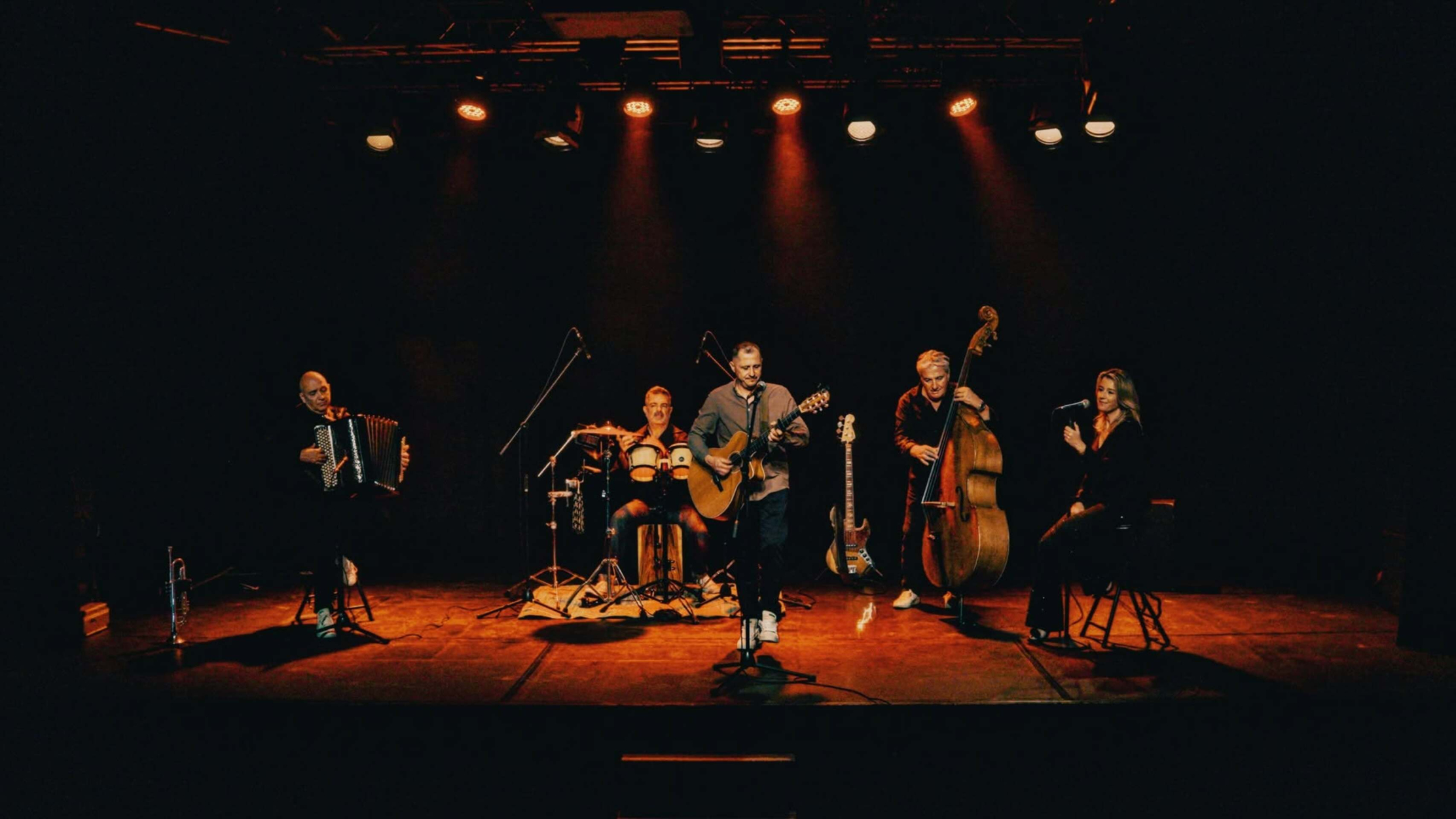 Malfitan im Konzert in Cavaillon Malfitan auf der Bühne des Le Grenier der MJC de Cavaillon