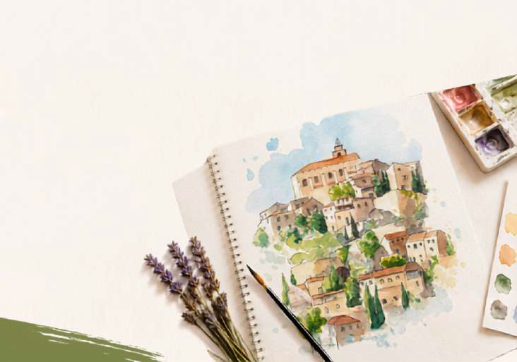 Ausstellung Couleurs Provence von Marie Portelette im MJC in Cavaillon