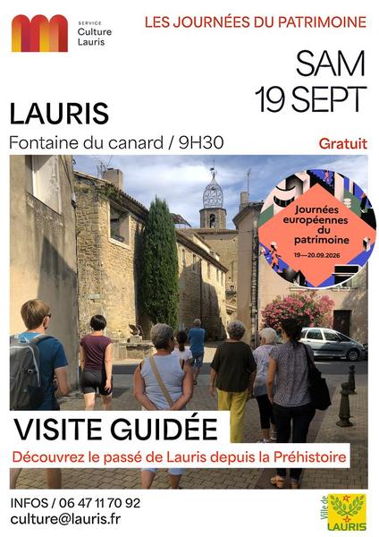 Historische Führung durch Lauris während der Europäischen Tage des Kulturerbes