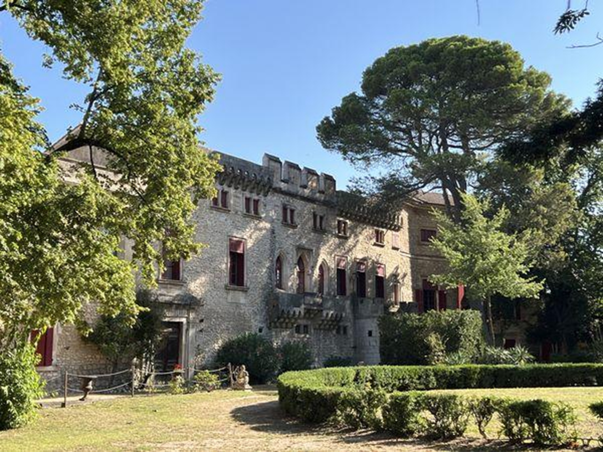 Château de Thézan in Saint-Didier während der Europäischen Tage des Kulturerbes