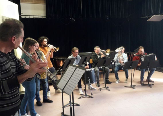 Lehrkräfte des Konservatoriums von Cavaillon bei einem Kammermusikkonzert