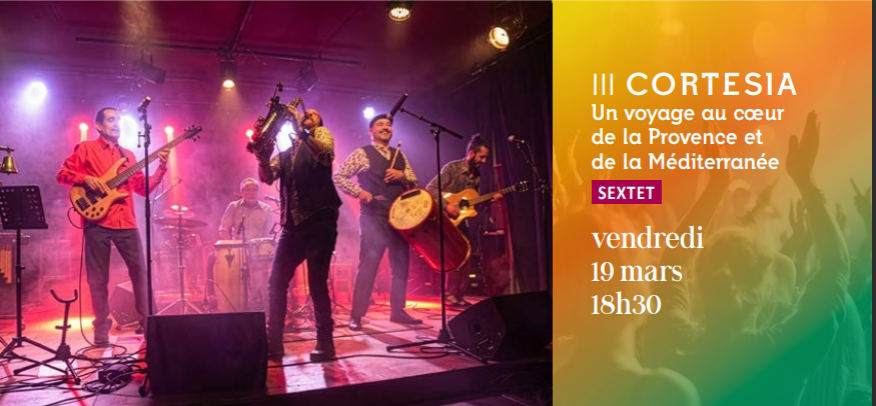 Cortesia im Konzert in Cavaillon Cortesia-Konzert im Moulin Saint-Julien in Cavaillon