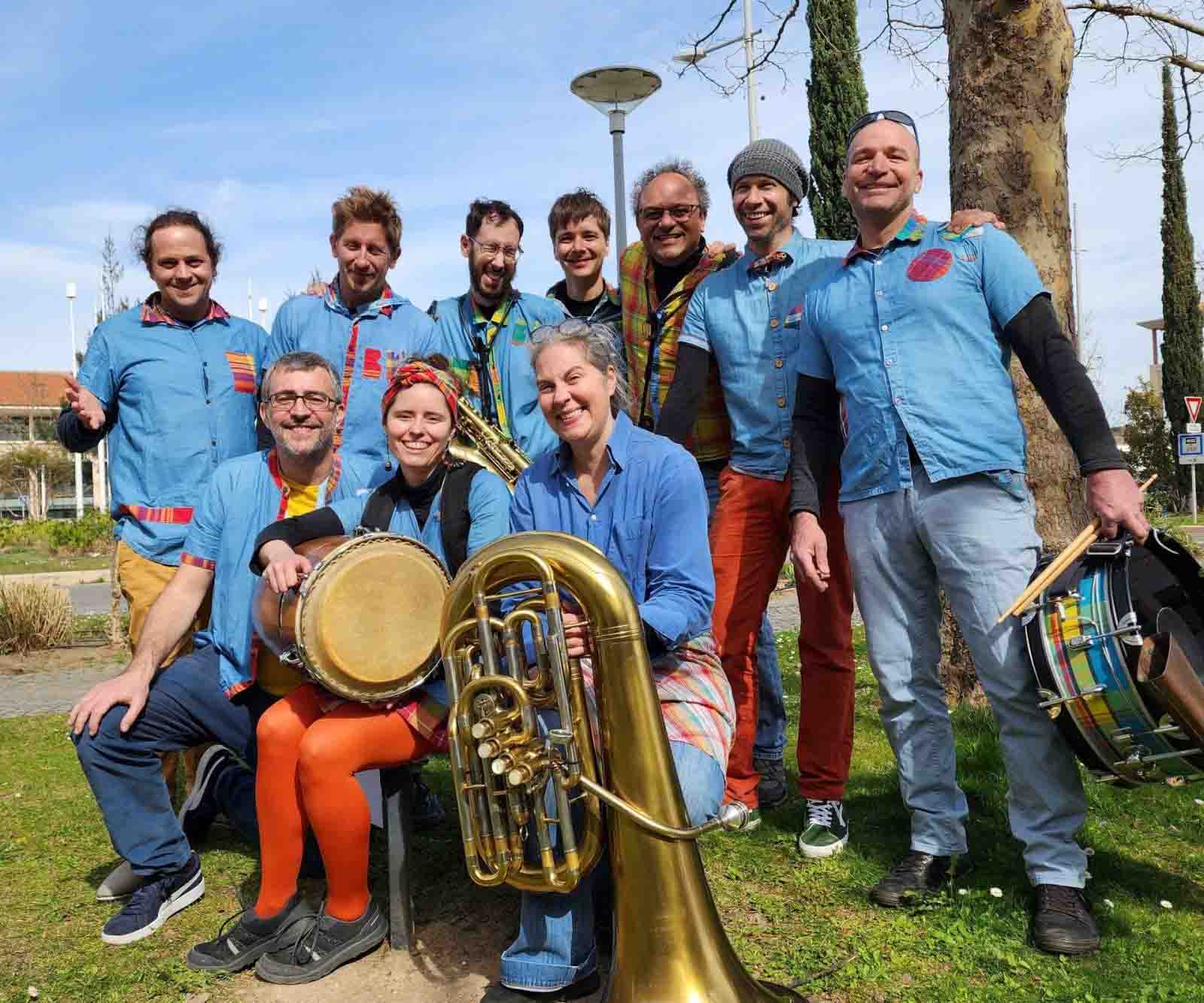 Brass Koulé beim Festival der Naturfarben in Lauris